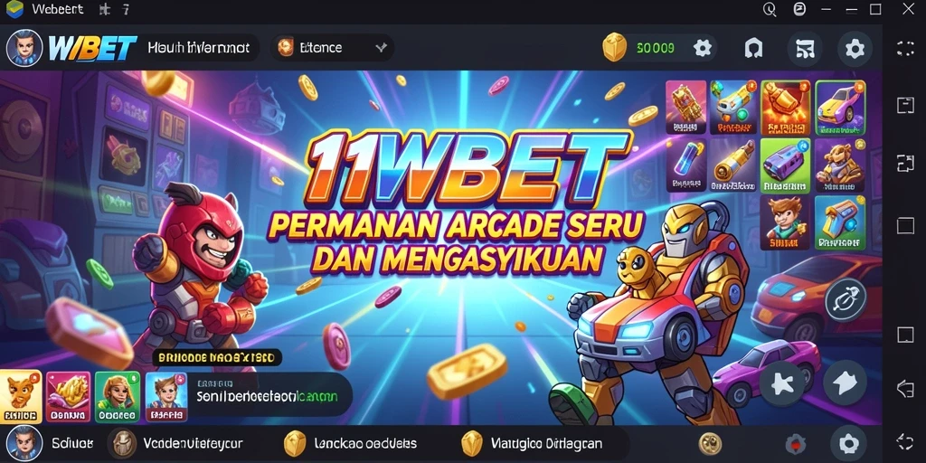 Tampilan gameplay 11WBET yang seru dan penuh warna