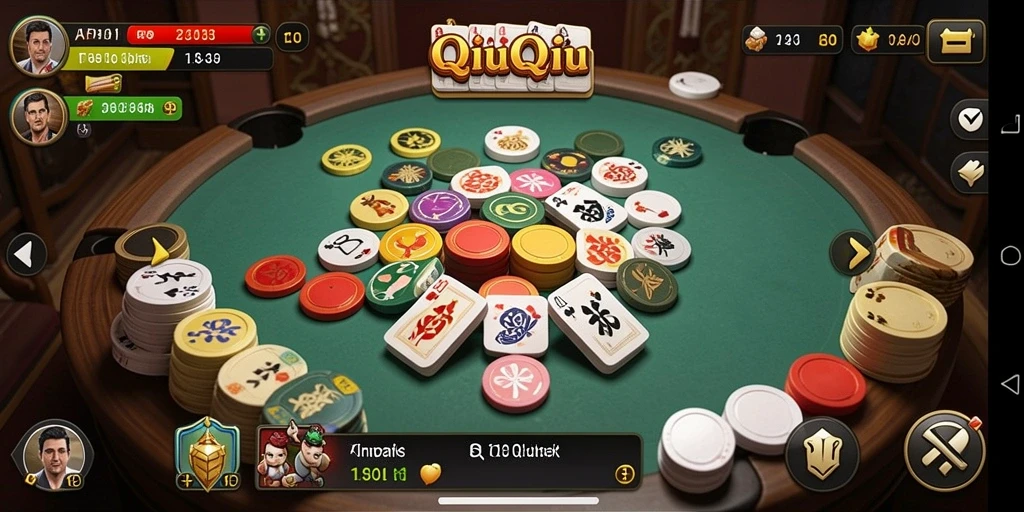 Screenshot gameplay QiuQiu di API33 menunjukkan keseruan permainan.