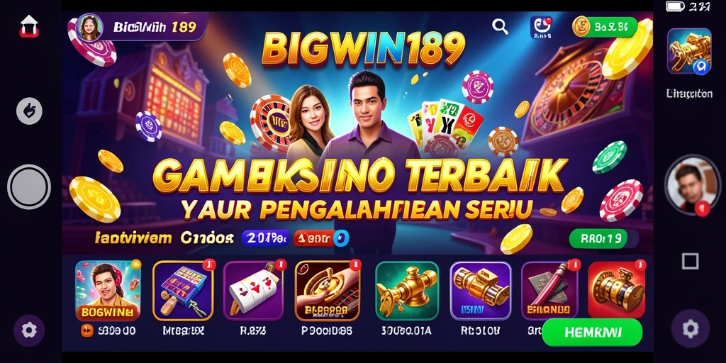 Tampilan screenshot <strong>BIGWIN189</strong> menunjukkan gameplay Kasino yang menarik dan interaktif.