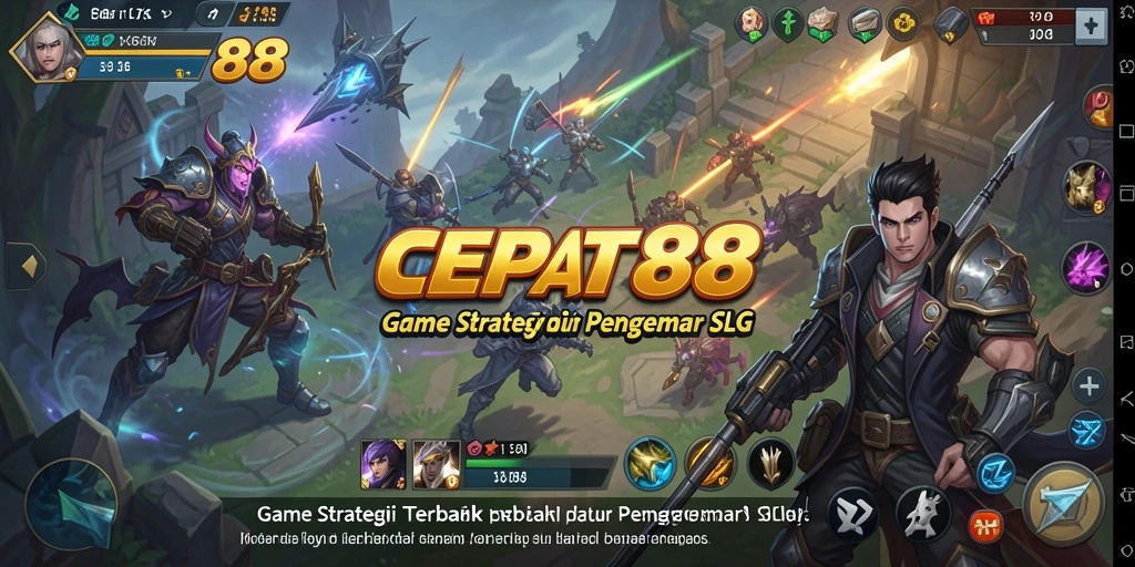 Tampilan gameplay yang memukau dari CEPAT88 sebagai game SLG.