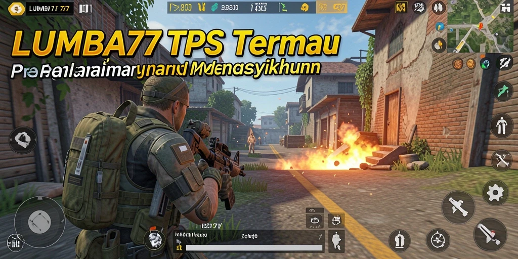 Tangkapan layar menampilkan aksi mendebarkan dalam gameplay LUMBA77.