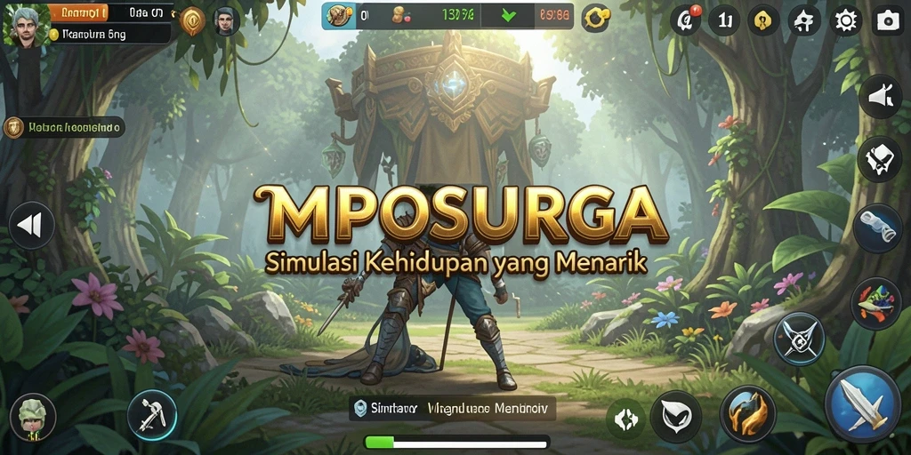 Tampilan gameplay MPOSURGA yang menarik dan interaktif.