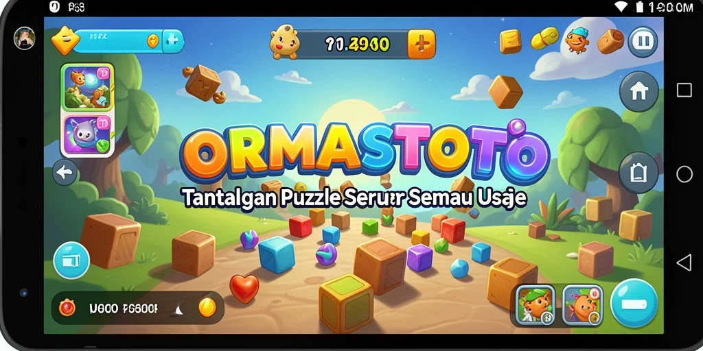 Tampilan gameplay seru dan menantang dari ORMASTOTO.