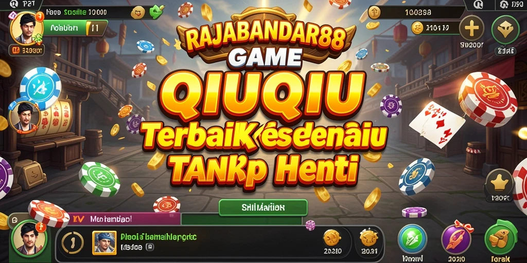 Tampilan gameplay RAJABANDAR88 saat menikmati QiuQiu.