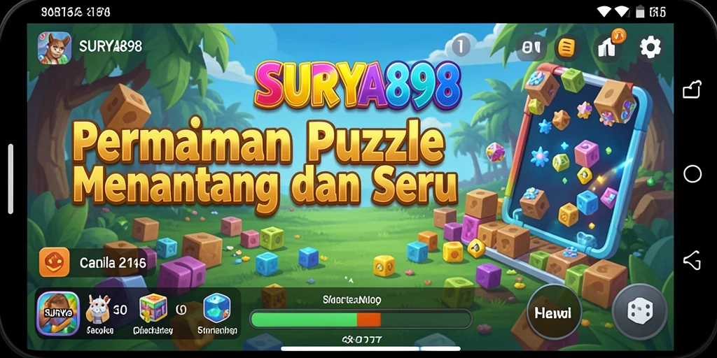 Tampilan gameplay SURYA898 yang menantang dan mendebarkan.